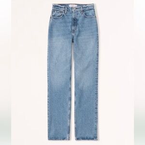 Abercrombie & Fitch 90's Straight Ultra High Rise Jeans